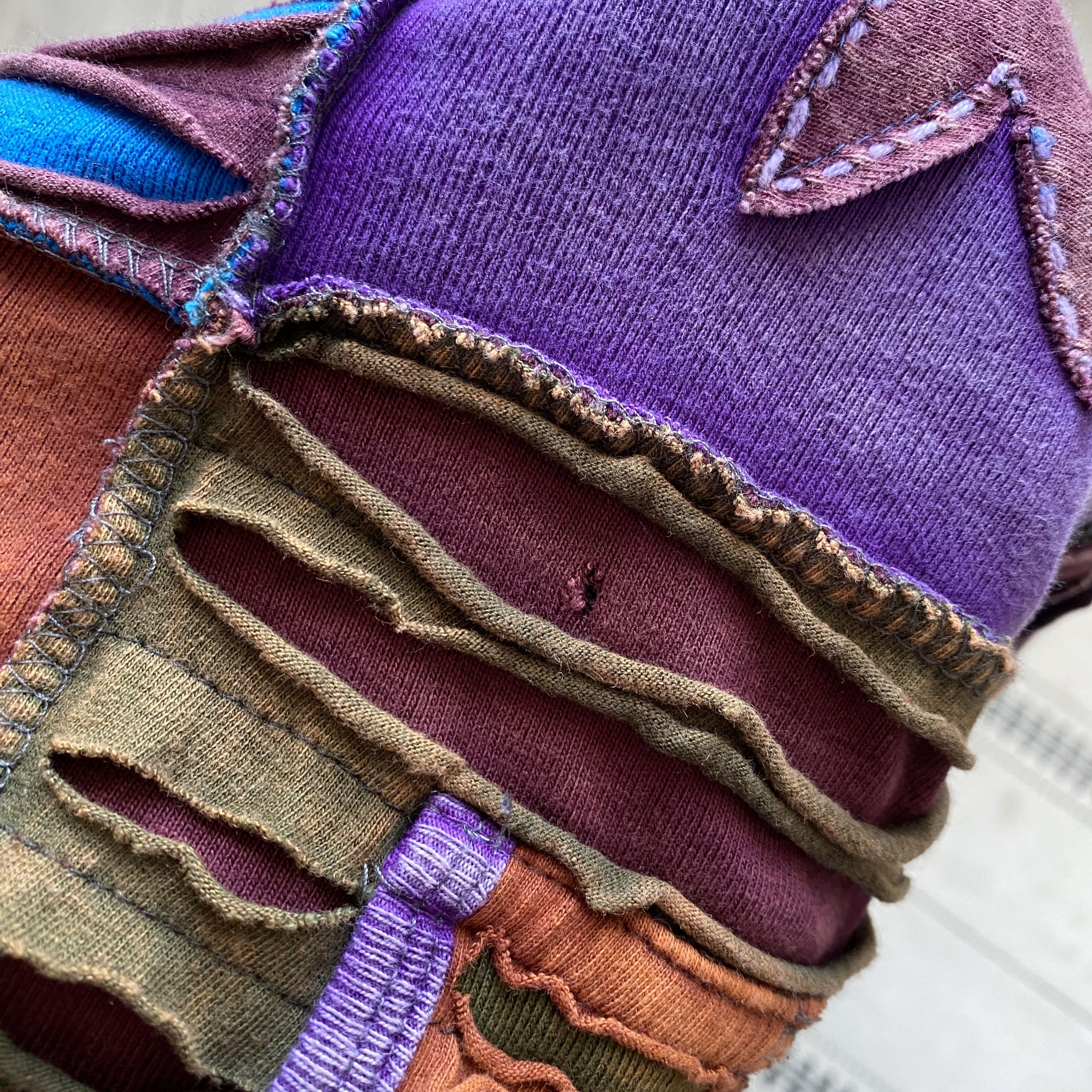 Japanese Brand Avant-Garde Patchwork Zip Hoodie Nepal Japan Style Y2k Size M / US 6-8 / IT 42-44 - 9 Thumbnail