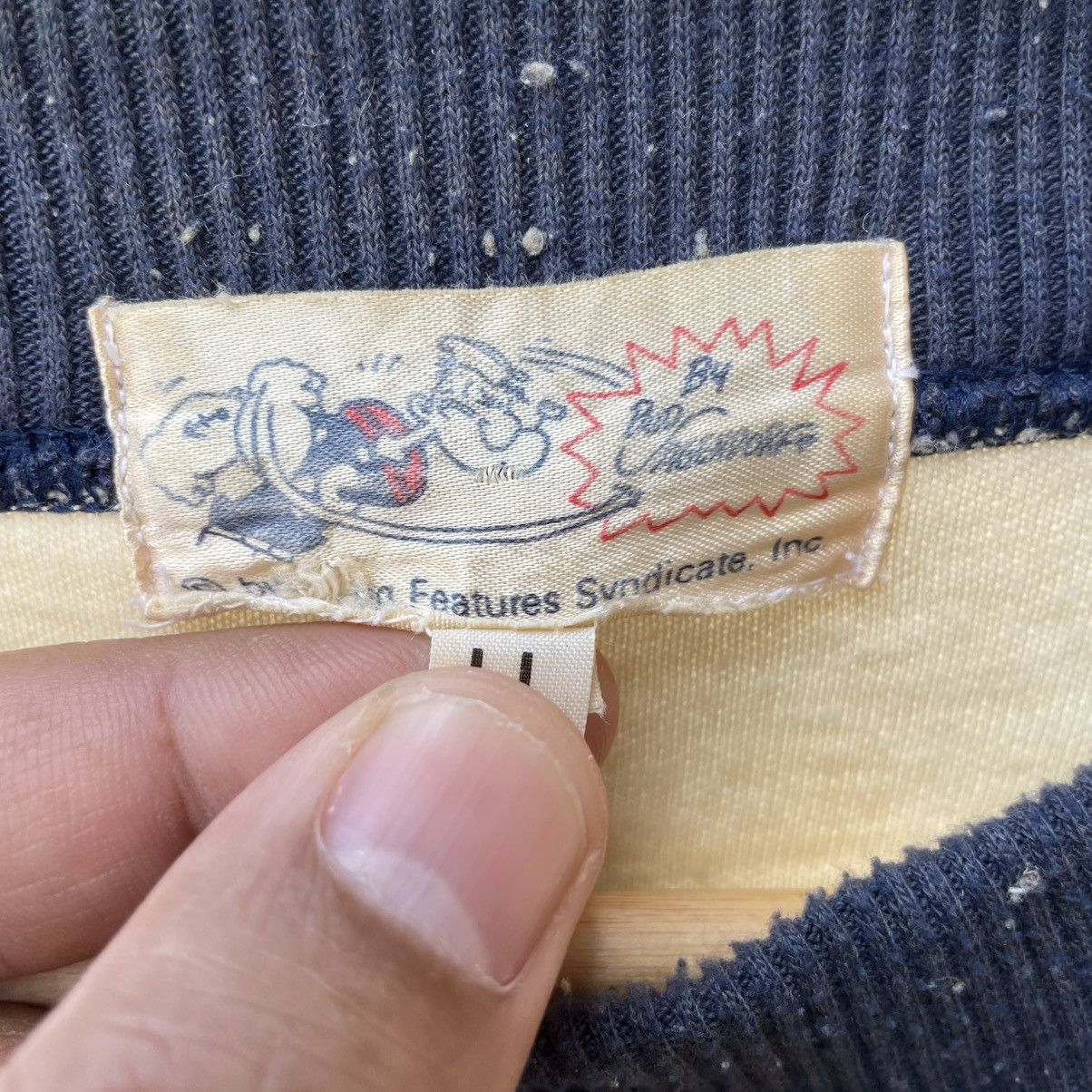 Vintage 🔥Vintage 80s Popeye Ski Art Work Big Frame Sweatshirts Size US M / EU 48-50 / 2 - 15 Thumbnail