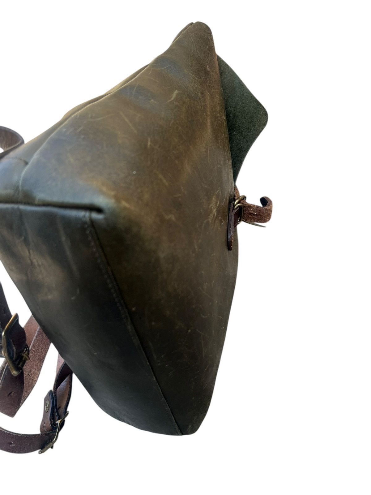 Leather Vintage Unknown Japan Patina Leather Backpack High Quality Size ONE SIZE - 18 Thumbnail