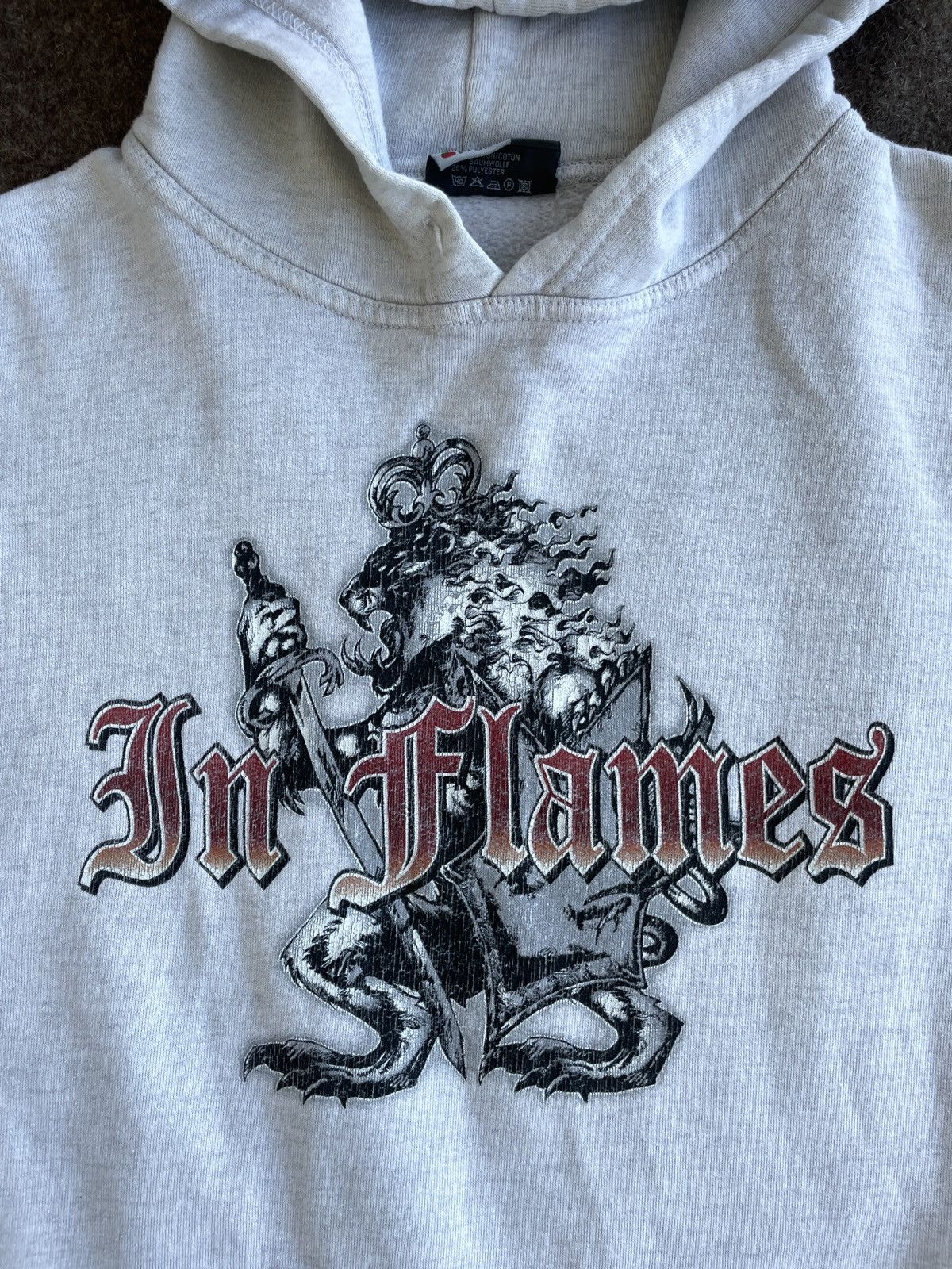 Band Tees In Flames Death Metal Merch Hoodie Size US L / EU 52-54 / 3 - 3 Thumbnail
