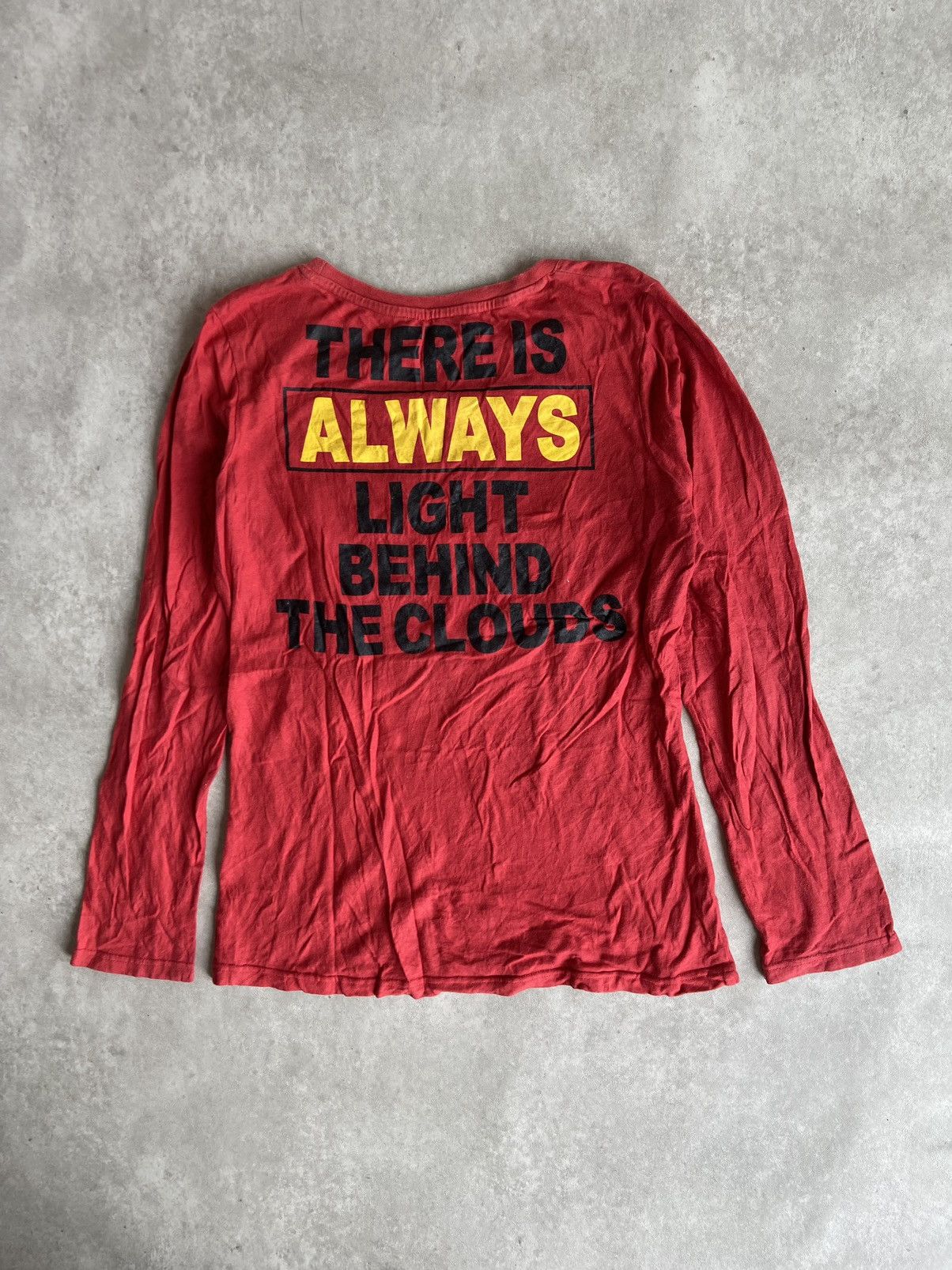 If Six Was Nine × Japanese Brand × Le Grande Bleu (L.G.B.) Japan Chu Xxx Remind Look On The Bright Side Longsleeve. Size US L / EU 52-54 / 3 - 4 Thumbnail