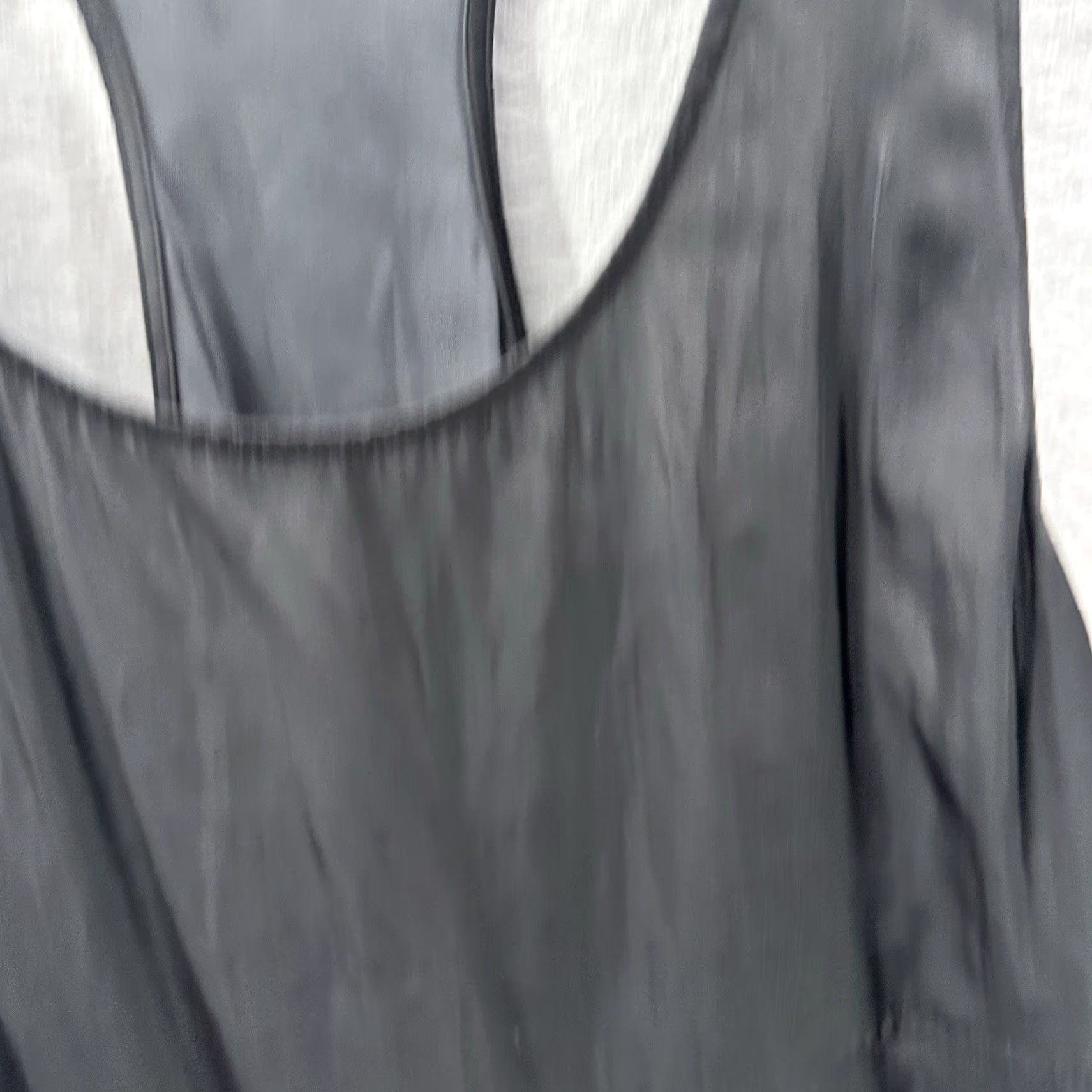Vintage Carbon38 Tank Womens Medium Black Asymmetric Hem Split Side Womens Size M / US 6-8 / IT 42-44 - 6 Thumbnail
