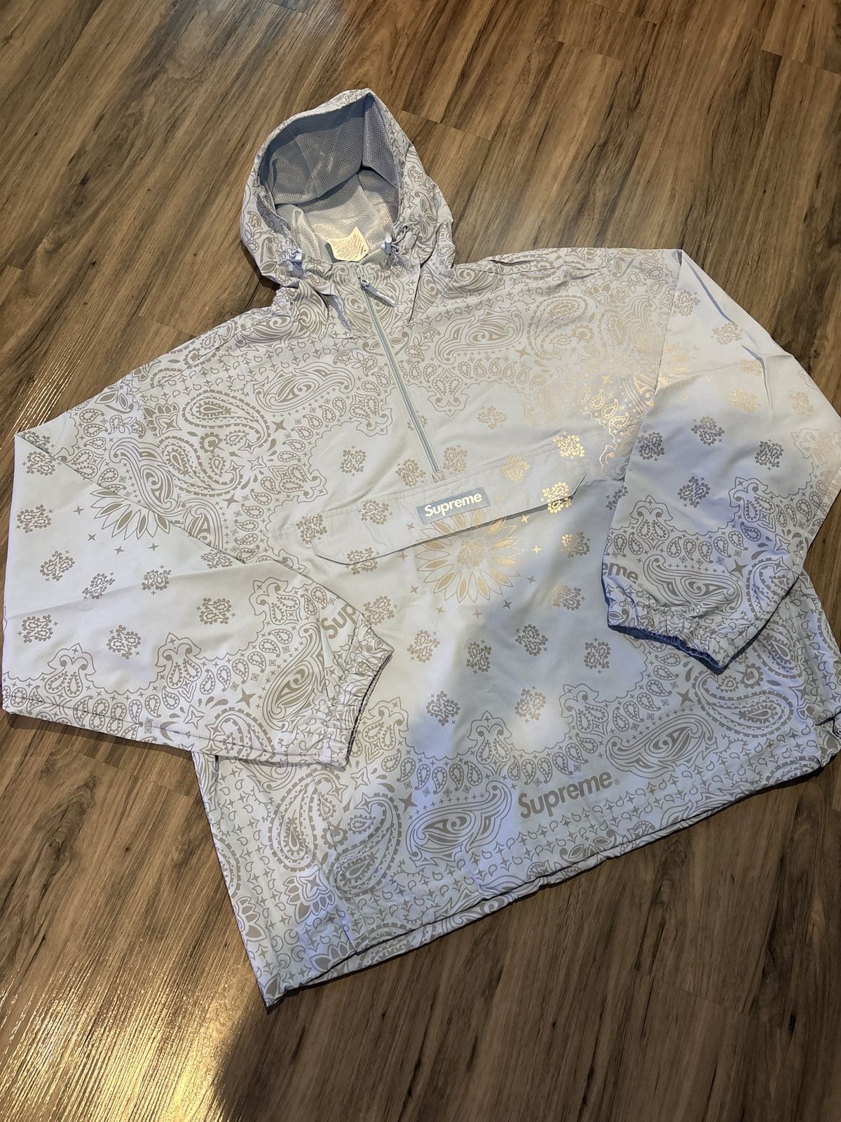 Supreme Supreme Reflective Bandana Anorak | Grailed