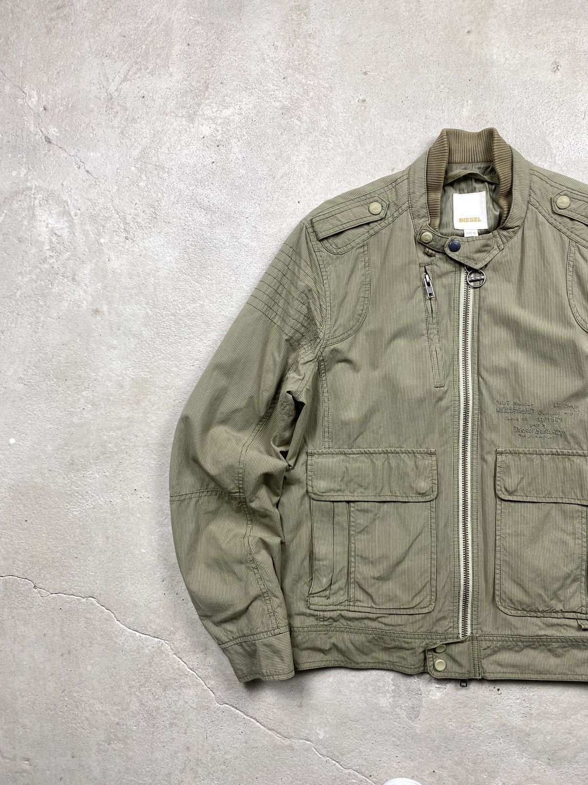 Y2K Vintage Diesel Under Sea Jacket Bomber Archive Hype