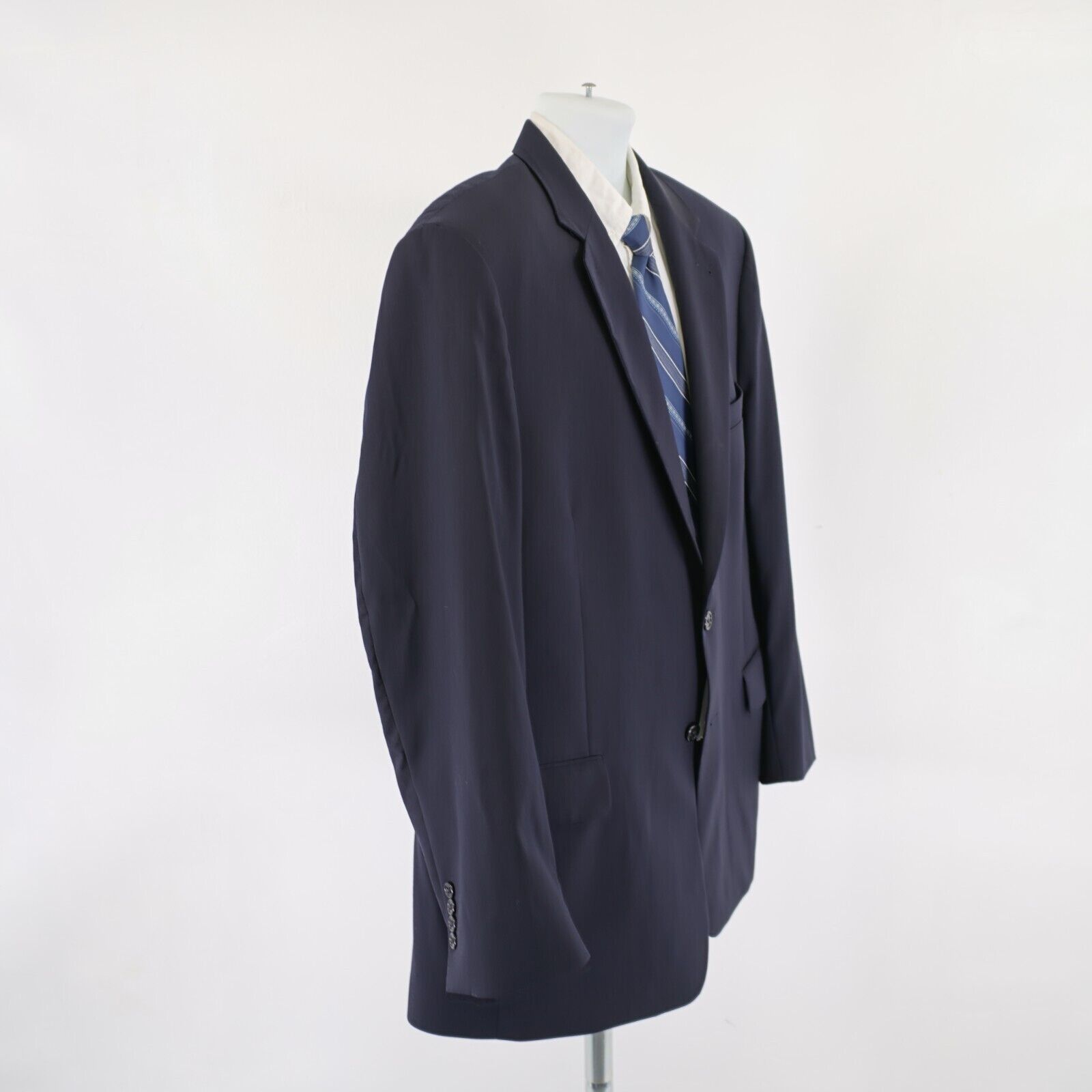 Jos. A. Bank Jos A Bank Signature Collection Blue Wool Suit Jacket 46L Ta Size 46L - 6 Thumbnail