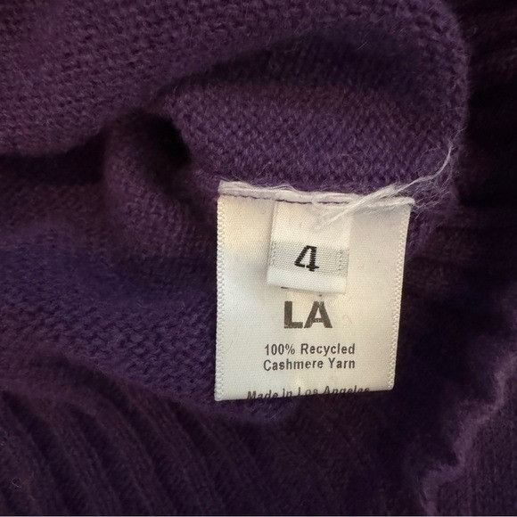 Other RHLA One Love Ron Herman Recycled Cashmere Purple Gender Neu Size XL / US 12-14 / IT 48-50 - 3 Thumbnail