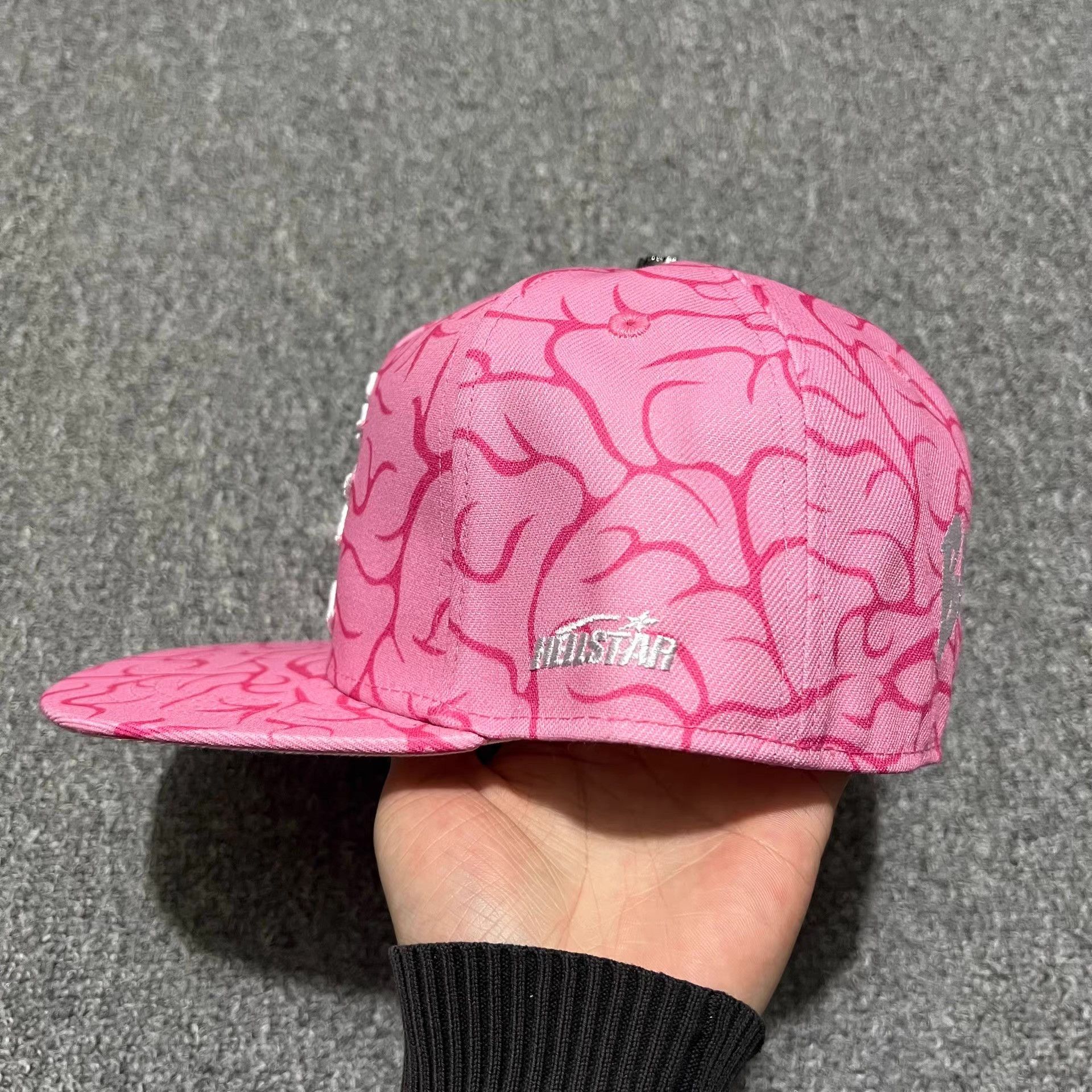 HELLSTAR Hellstar Limited Embroidered Flat Brim Baseball Cap Q7 Size ONE SIZE - 8 Thumbnail
