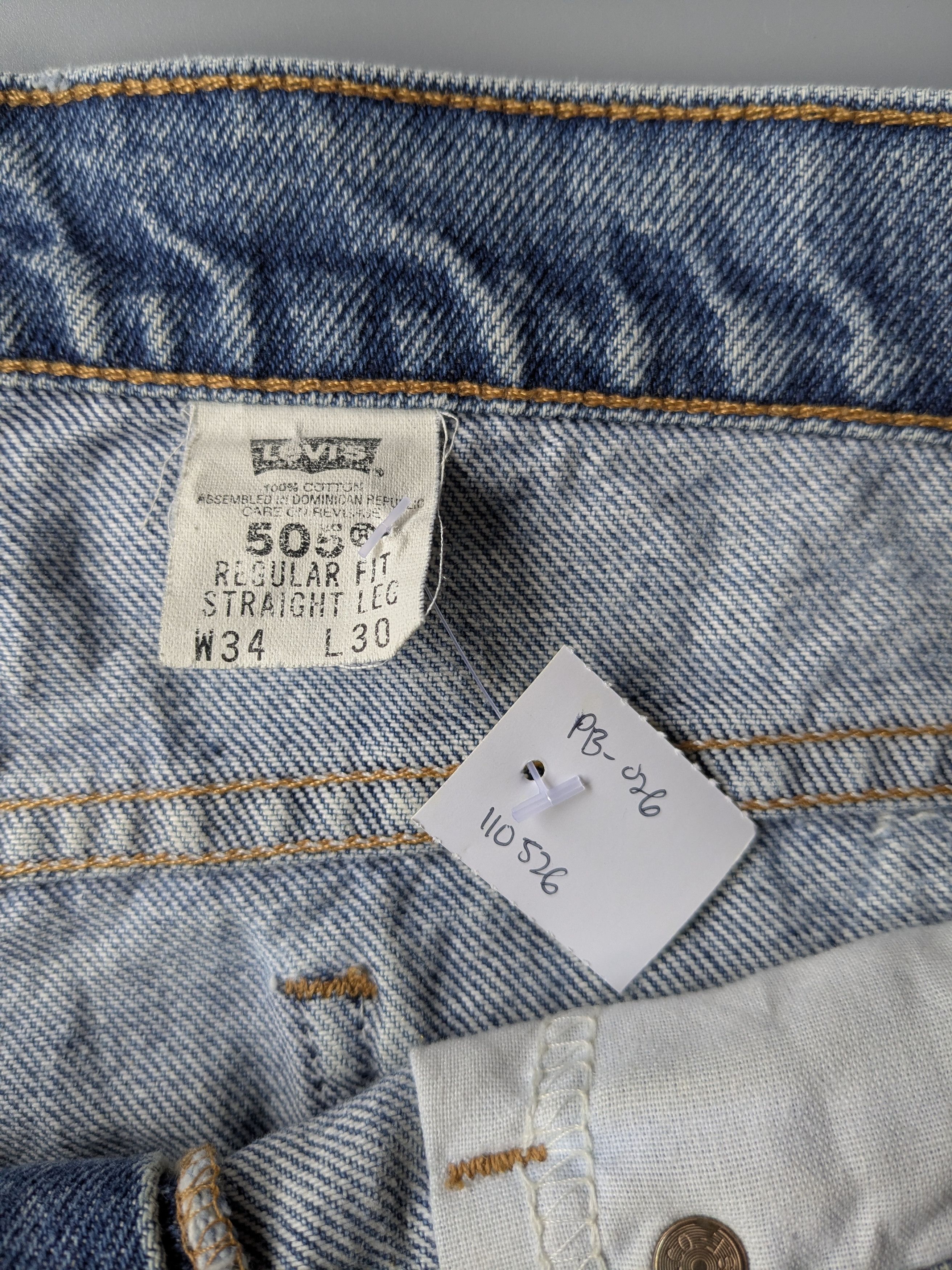 Levi's Vintage Clothing Vintage Levi's 505 Orange tag distressed shortpant Size US 33 - 13 Thumbnail