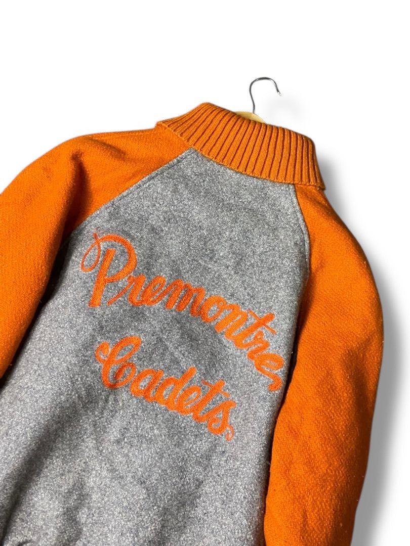 Japanese Brand Vintage Houston Sportswear Premontre Varsity Jacket (150) Size US S / EU 44-46 / 1 - 5 Thumbnail