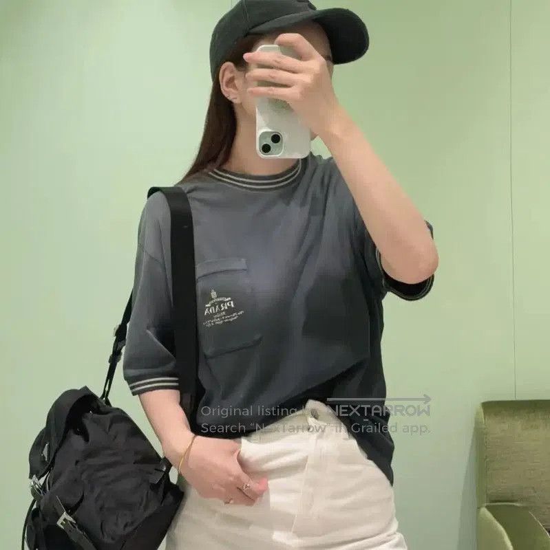 Prada Prada Gray Cotton Logo Short Sleeve T-shirt. Size US L / EU 52-54 / 3 - 6 Thumbnail