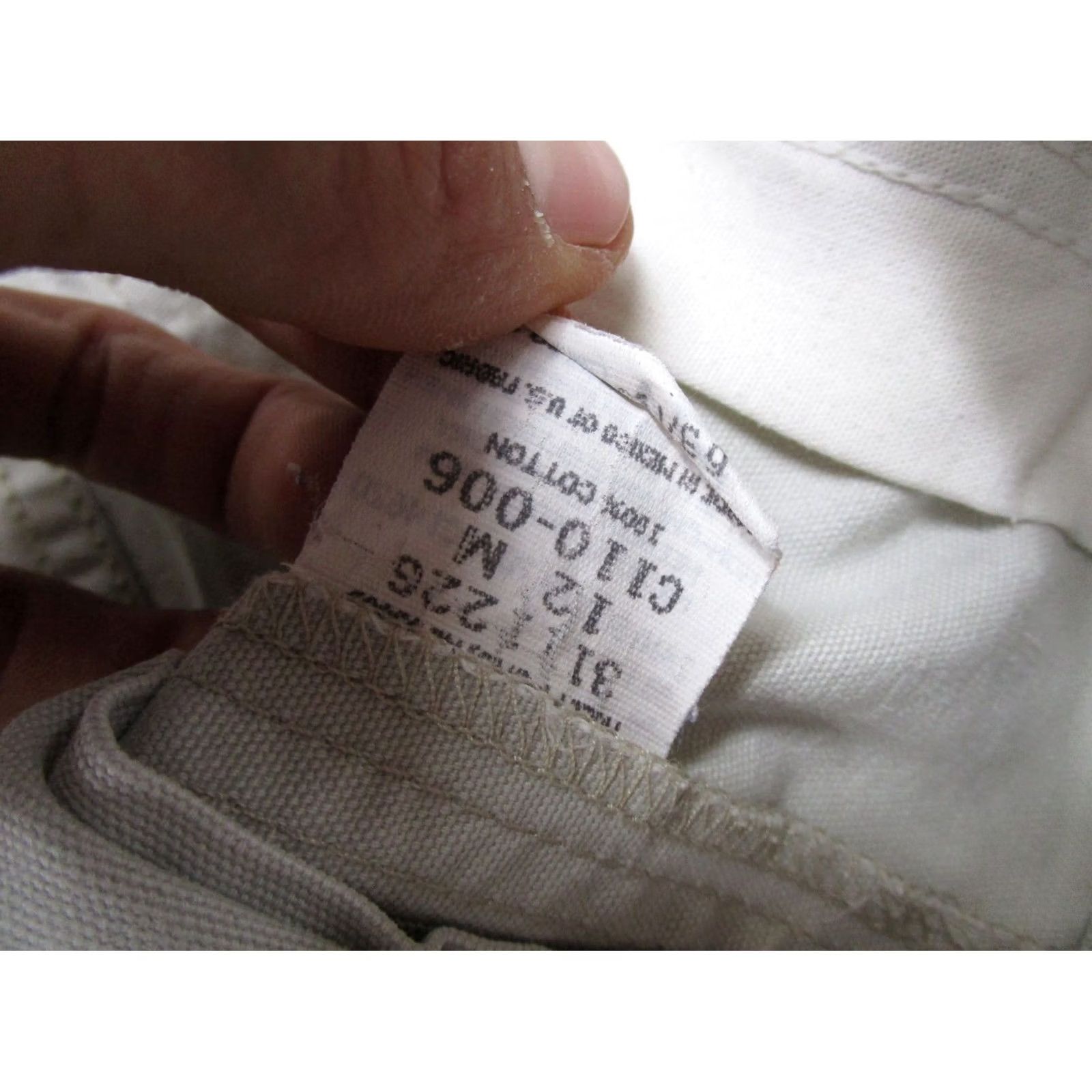 Lee VINTAGE Lee Womens Cargo Shorts Size 12 Hiking Outdoors Tan Beige Cotton Pockets Summer 90s Mens Womens Boys Girls Lee Size 34" / US 12 / IT 48 - 2 Thumbnail