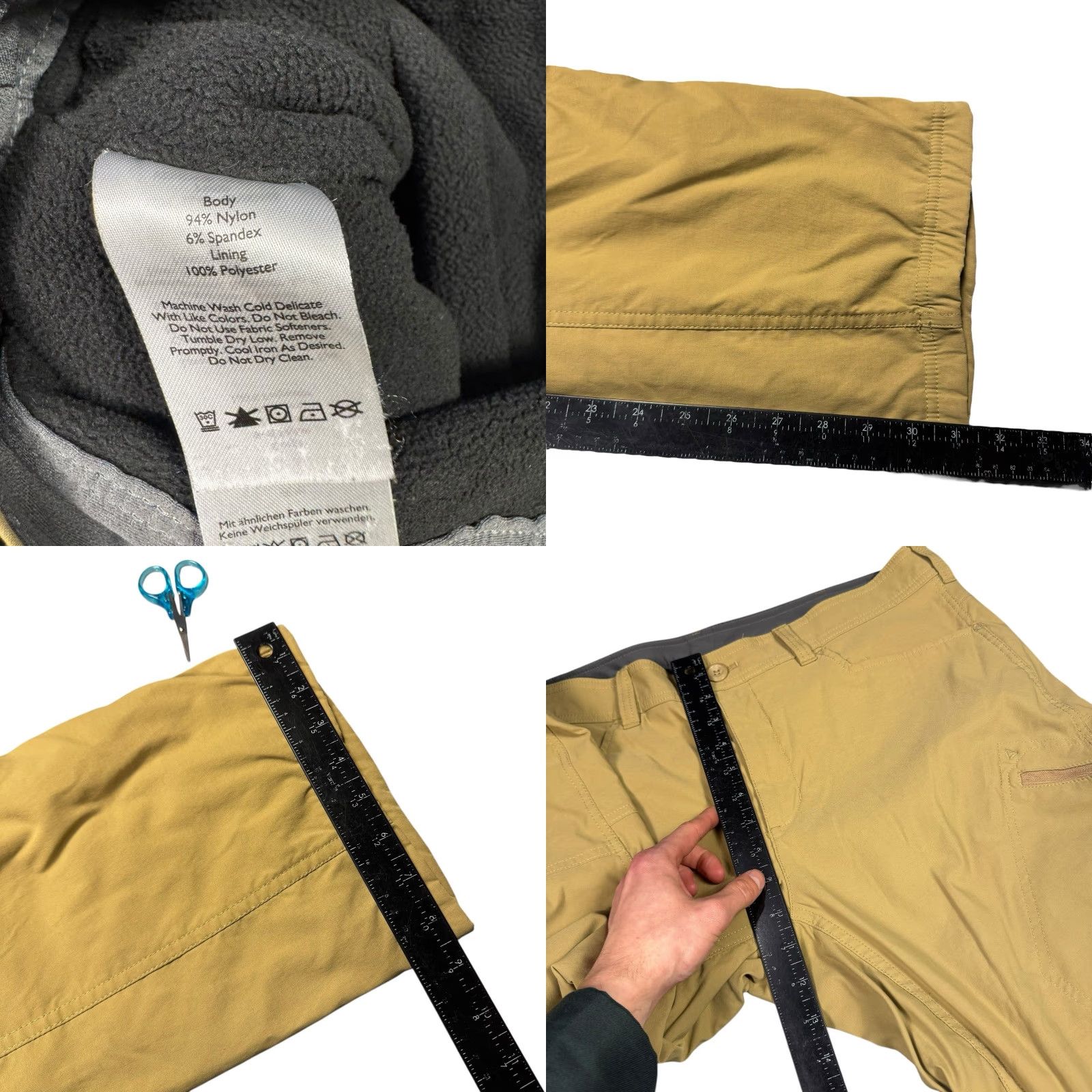 Eddie Bauer Eddie Bauer First Ascent Pants Mens 40x32 Fleece Lined Hiking Stretch Cargo Shirt? Size US 40 / EU 56 - 8 Thumbnail
