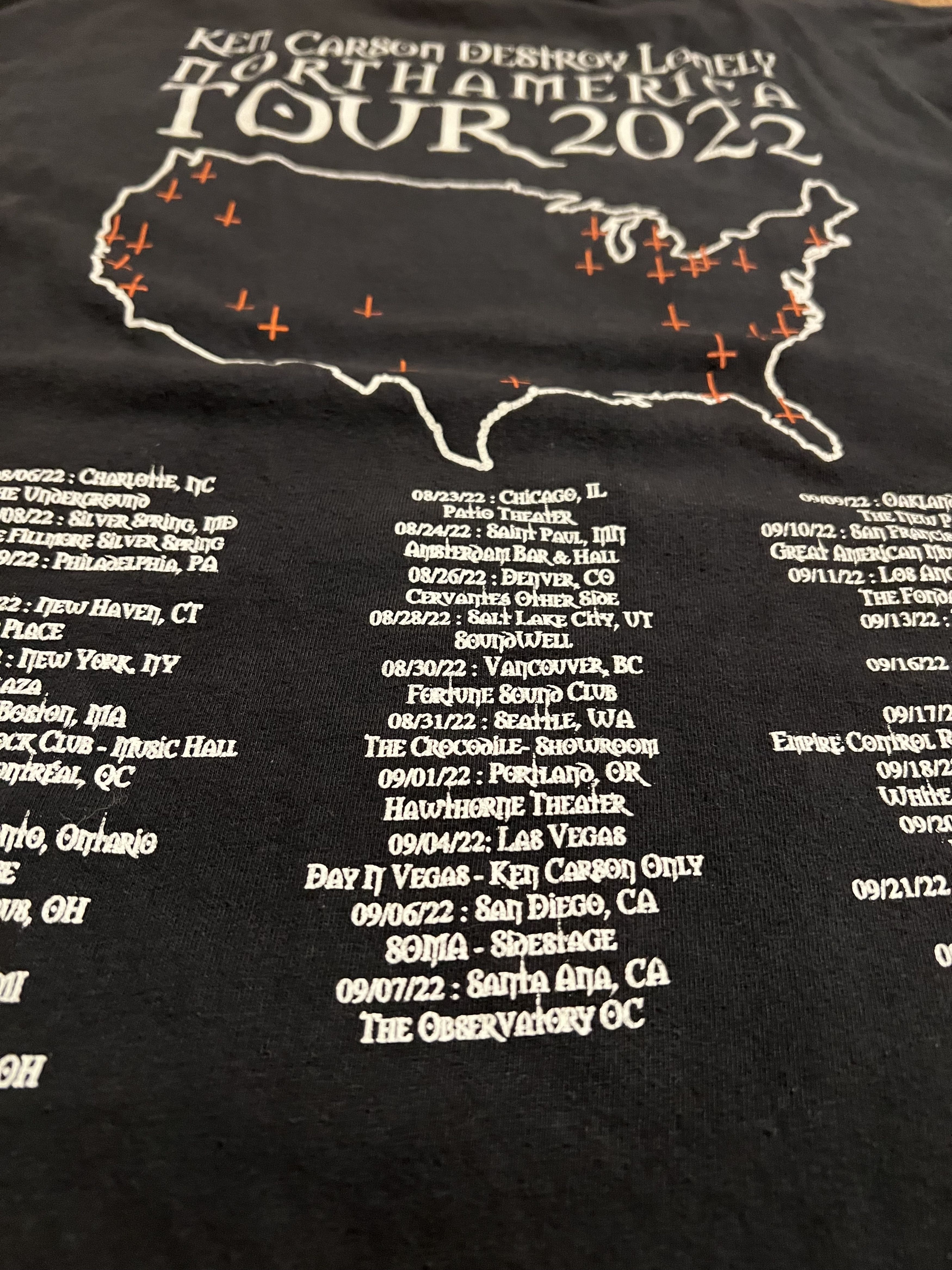 Destroy Lonely × Ken Carson × Playboi Carti Ken Carson Destroy Lonely Tour Shirt Size US L / EU 52-54 / 3 - 5 Thumbnail