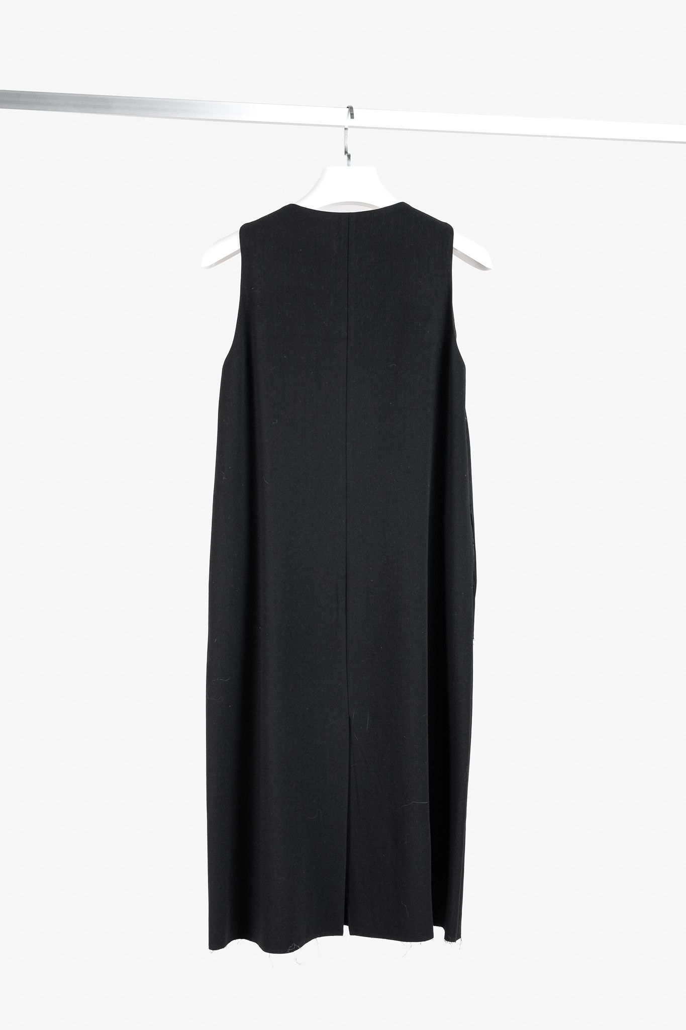 Sara Lanzi Sarah Lanzi AW/16 Minimalist Black Layered Sleeveless Dress Size M / US 6-8 / IT 42-44 - 2 Thumbnail