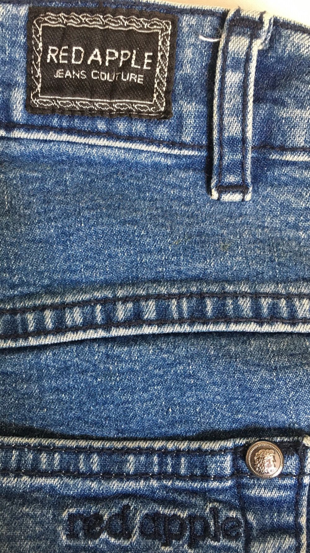 Other embellished bell bottom stretch jeans with rhinestones Size 24" / US 00 / IT 34 - 5 Thumbnail