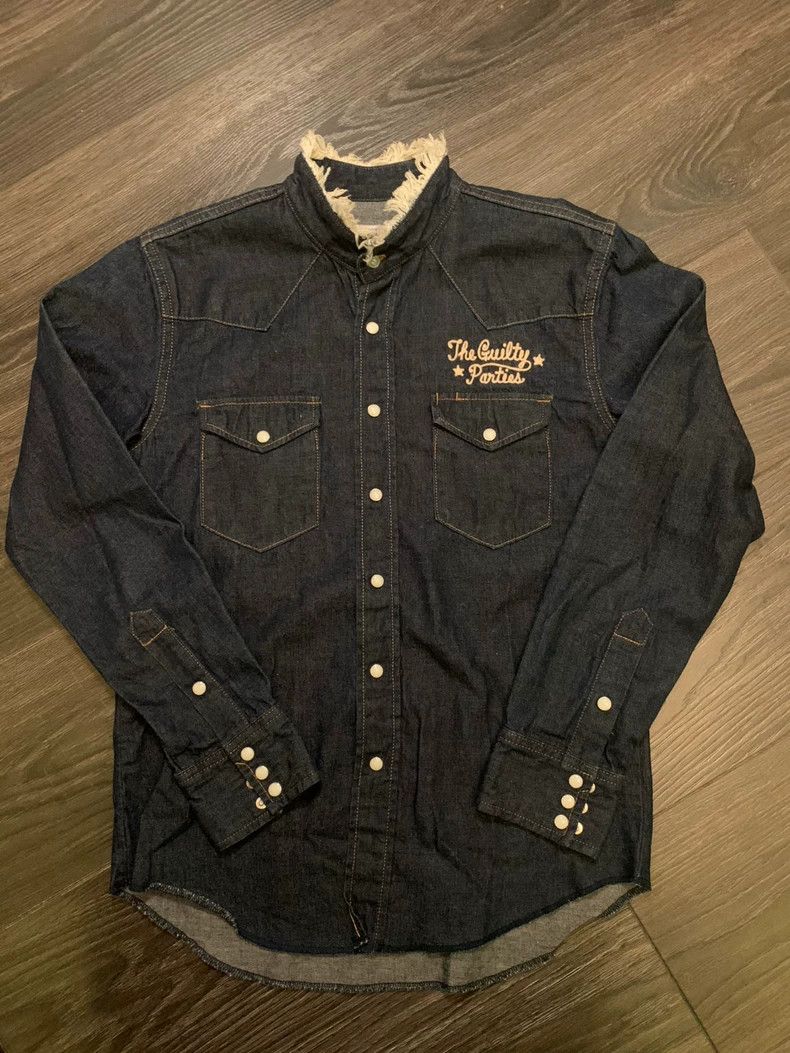 Wacko Maria Wacko maria Raw Denim Shirt Size US M / EU 48-50 / 2 - 3 Thumbnail