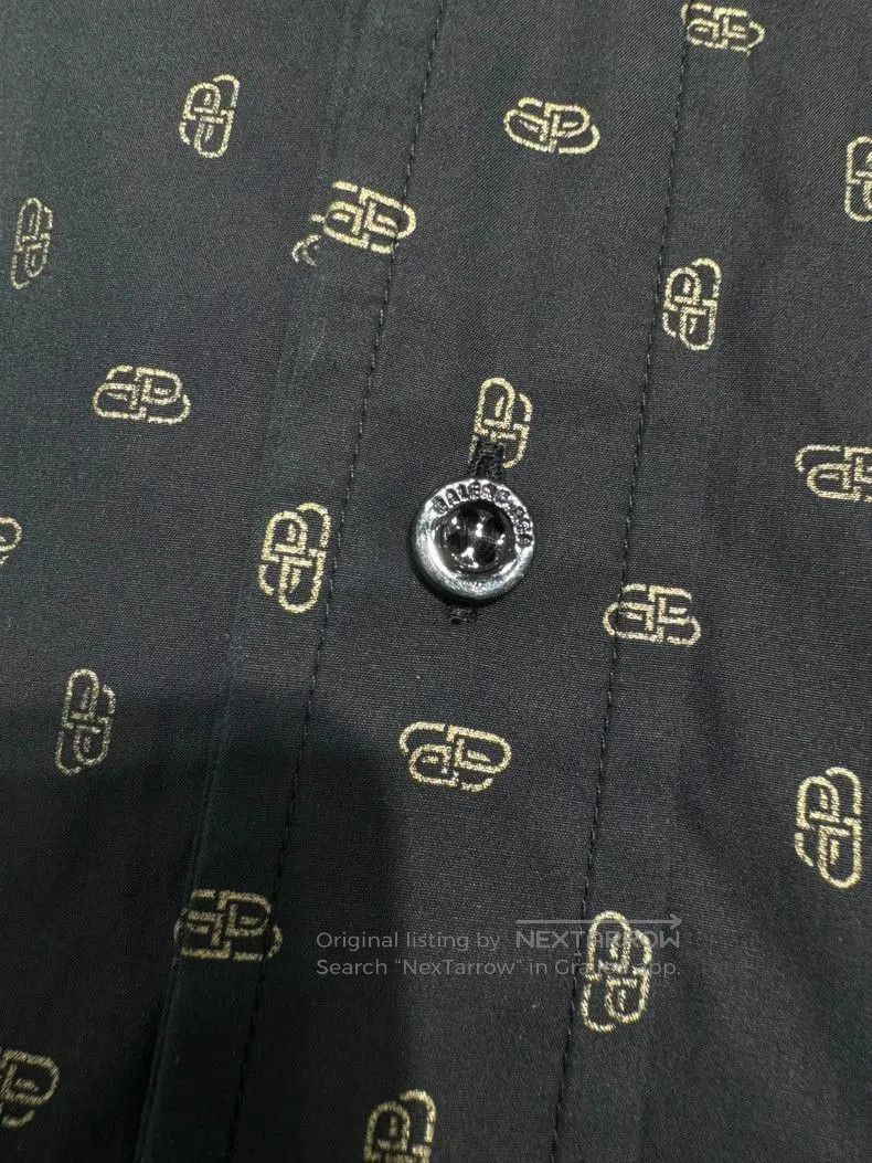 Balenciaga Balenciaga Logo Print Shirt Jacket. Size US S / EU 44-46 / 1 - 4 Thumbnail
