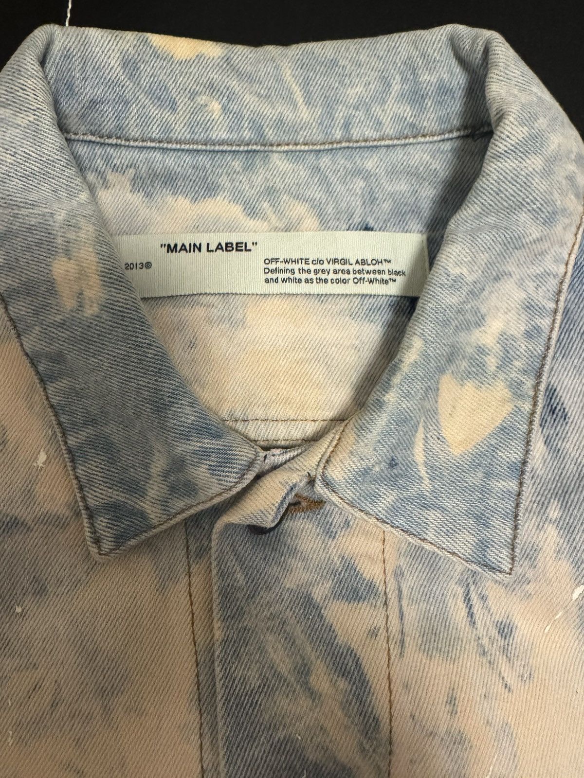 Off-White Off-White Arrow Slim Jeans Jacket Size US XL / EU 56 / 4 - 8 Thumbnail