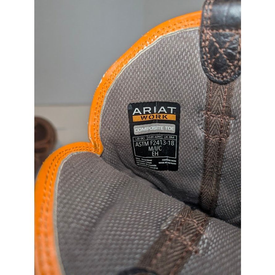 Ariat Ariat Men's Intrepid VentTEK 11" Composite Toe Work Boot 9D Size US 9 / EU 42 - 8 Thumbnail