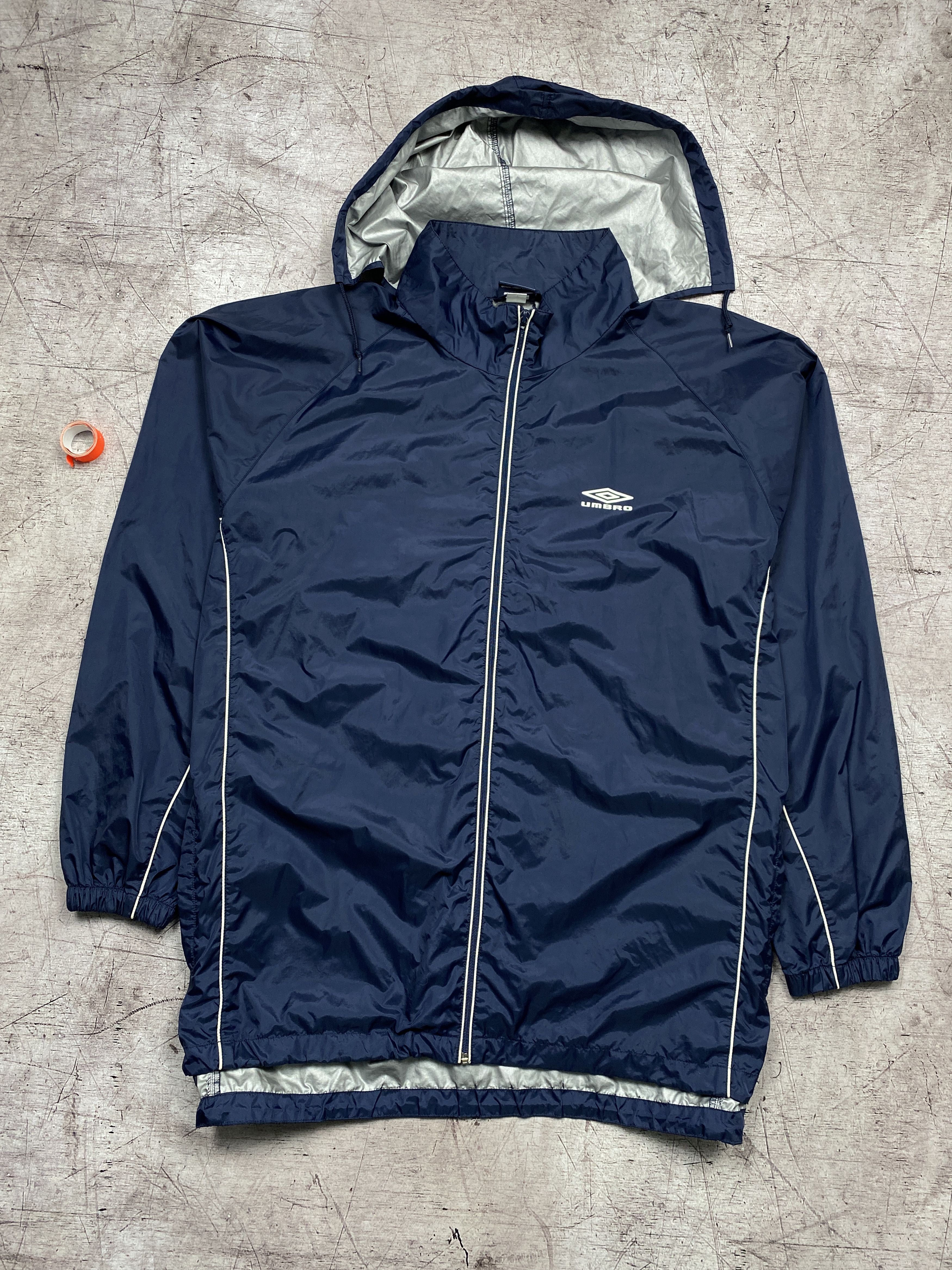 Umbro × Vintage Umbro Vintage Mens Nylon Light Jacket Size US XXL / EU 58 / 5 - 4 Thumbnail