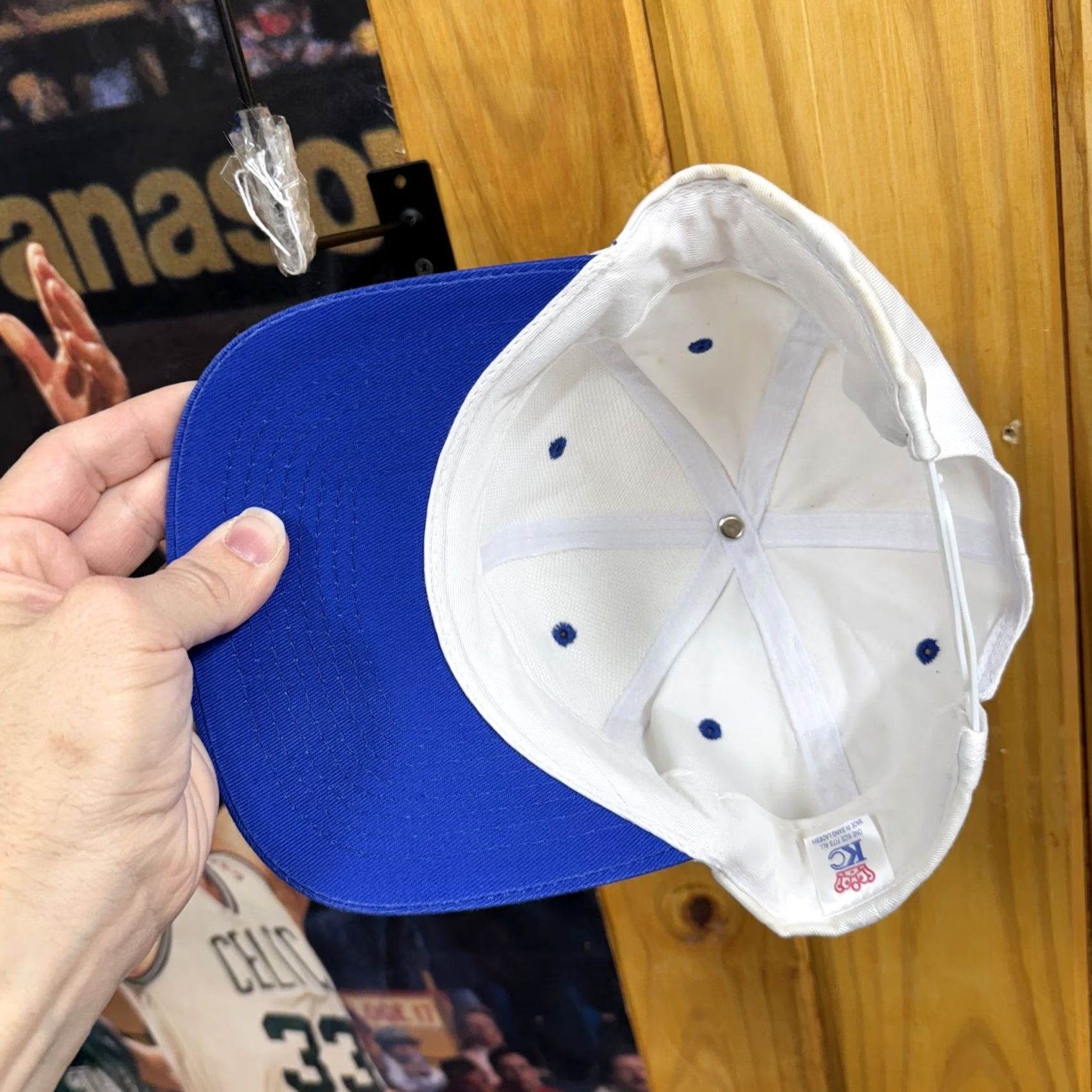 Disney VINTAGE Walt Disney World Hat Cap Snap Back White Blue 25th Anniversary Mens 90s Size ONE SIZE - 7 Thumbnail