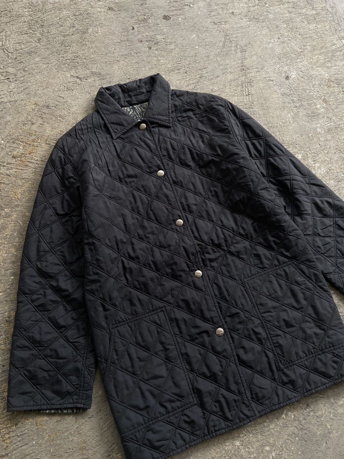 Salvatore Ferragamo 1990s Salvatore Ferragamo - Snap Button Quilted Jacket Size US S / EU 44-46 / 1 - 2 Thumbnail