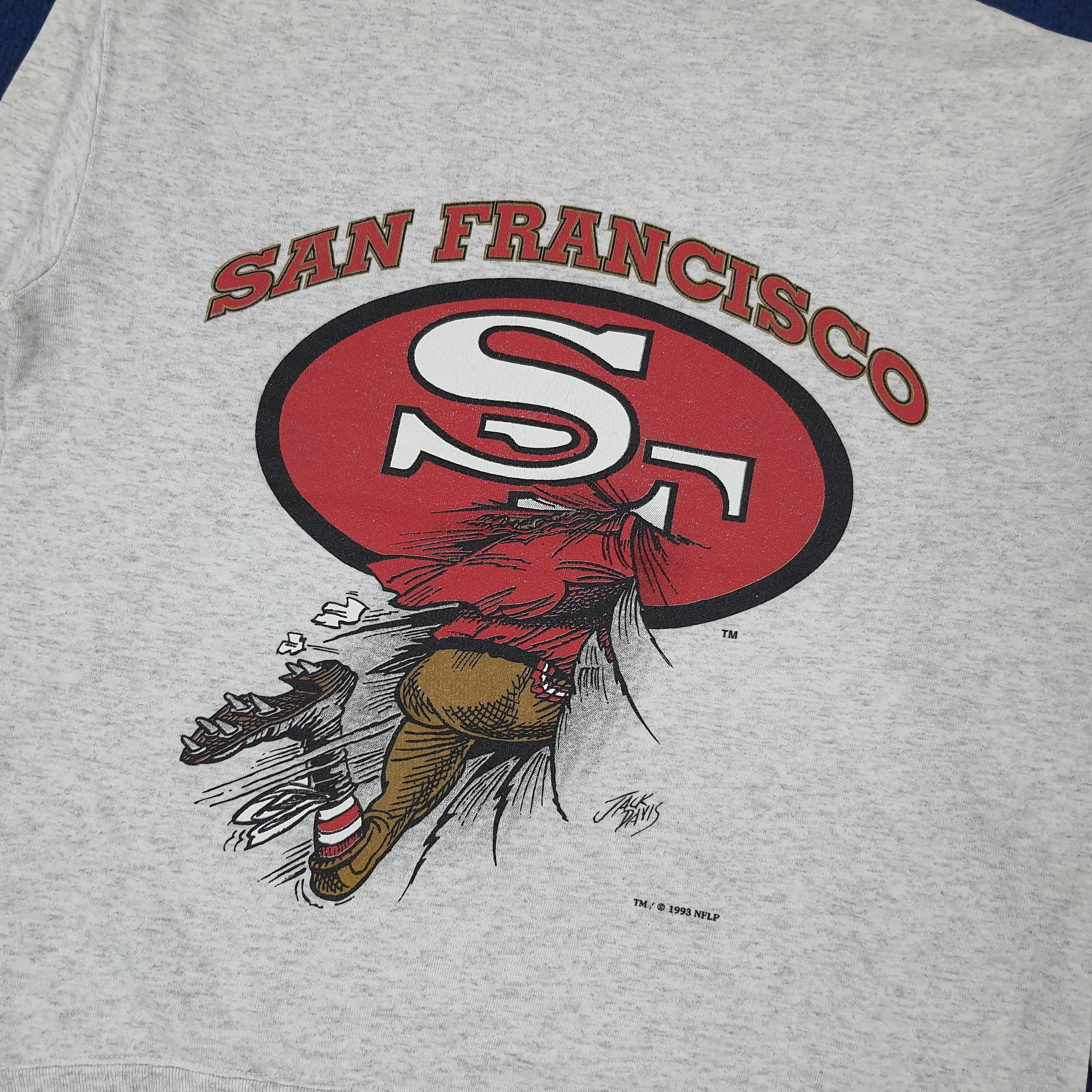 Nutmeg Vintage Nutmeg San Francisco 49ers Jack Davis 90s C261N7 Size US M / EU 48-50 / 2 - 5 Thumbnail