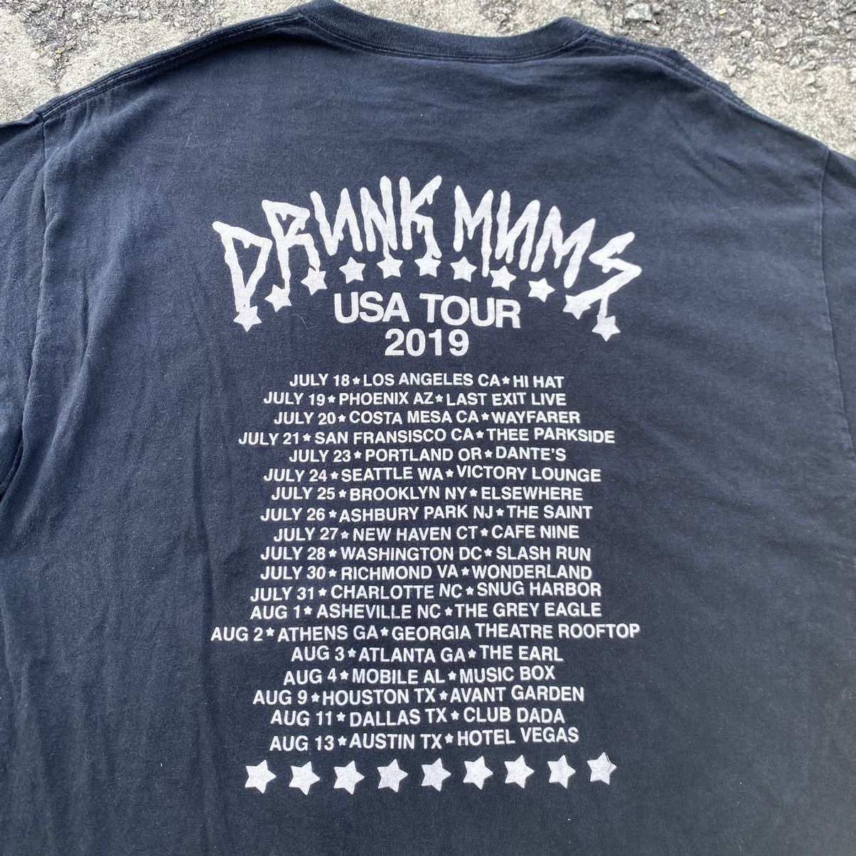 Band Tees Thrashed Faded Drunk Mums Punk Band ERD GRUNGE TSHIRT Size US XL / EU 56 / 4 - 5 Thumbnail