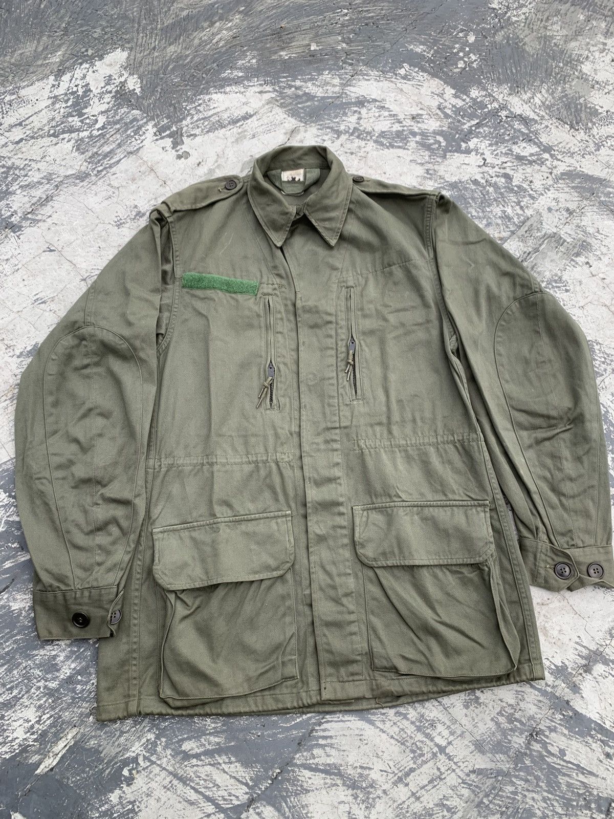 Vintage Vintage WW 2 1967 France 🇫🇷 Military Jacket Canvas Size US L / EU 52-54 / 3 - 2 Thumbnail
