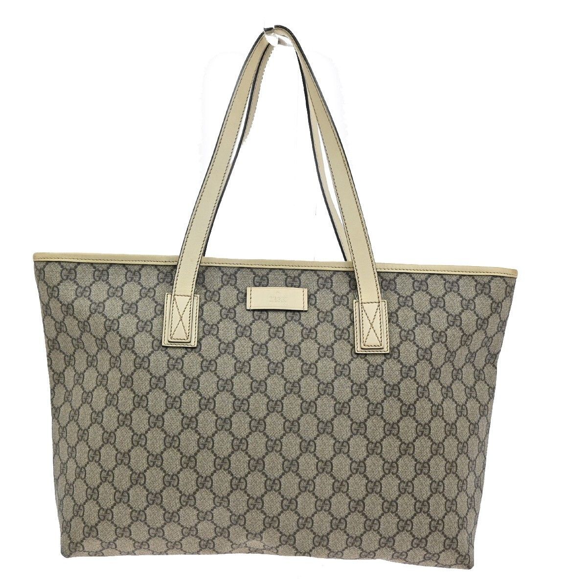 Gucci Gucci Plus Tote GG Coated Canvas with Leather Size ONE SIZE - 1 Thumbnail