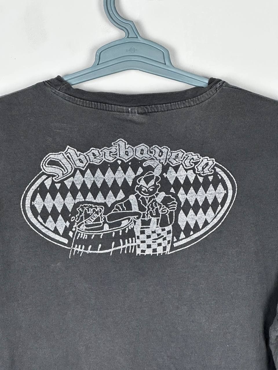 Vintage Vintage Dolce & Bannana Humour Faded To Grey T-shirt Size US M / EU 48-50 / 2 - 10 Thumbnail