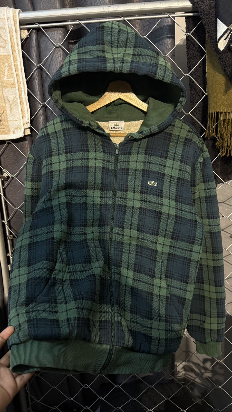 Lacoste LACOSTE 4 WINTER HOODED JUMPER PLAID Size US M / EU 48-50 / 2 - 2 Thumbnail