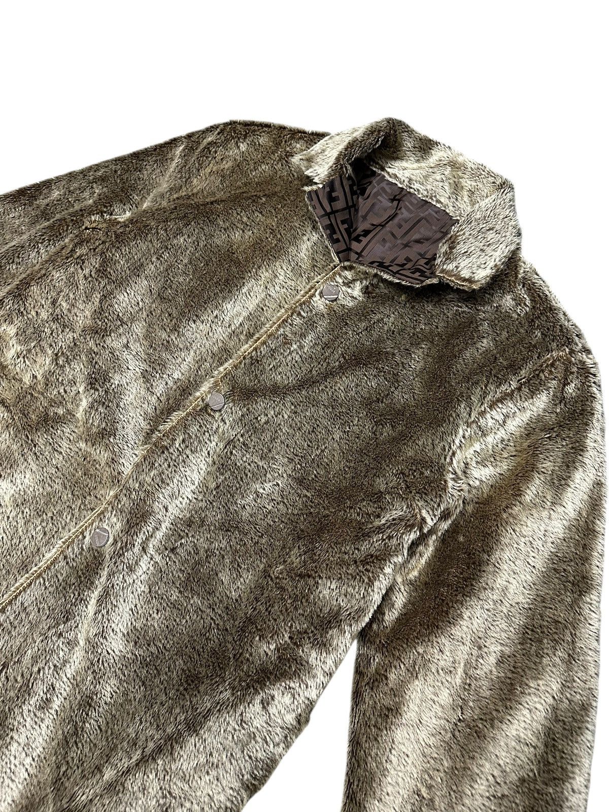 Fendi Vintage 90s Reversible Fendi Monogram Jacket Size US S / EU 44-46 / 1 - 8 Thumbnail