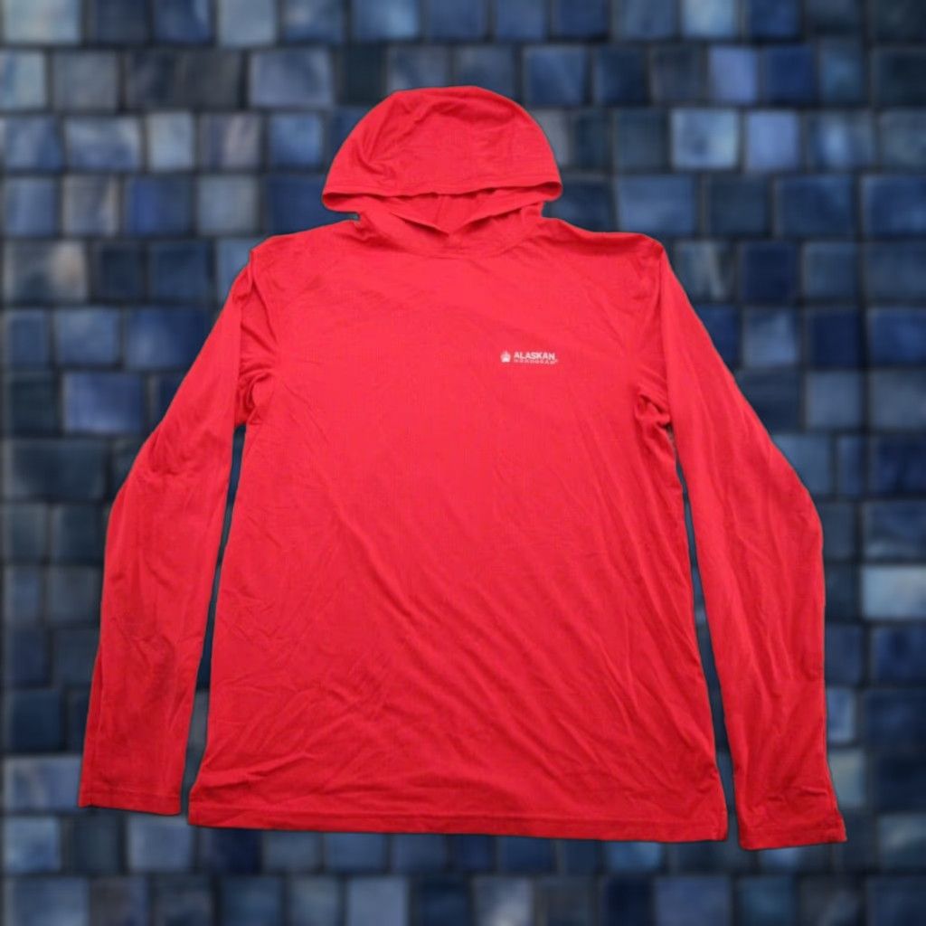 Vintage Duluth Red Lightweight Hoodie Men Small Pullover Sports Shirt Size US S / EU 44-46 / 1 - 1 Thumbnail