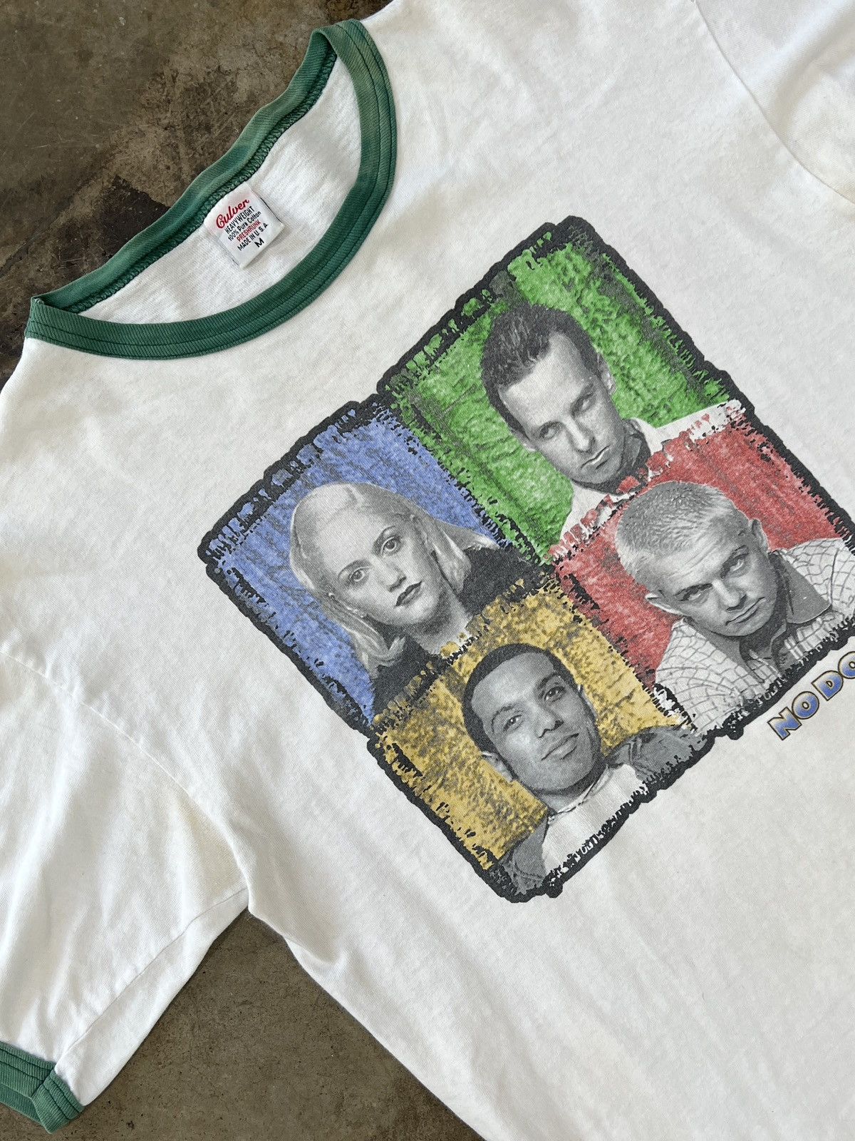 Band Tees × Vintage Vintage 90s No Doubt Group Photo Ringer Tee Medium Size US M / EU 48-50 / 2 - 1 Thumbnail