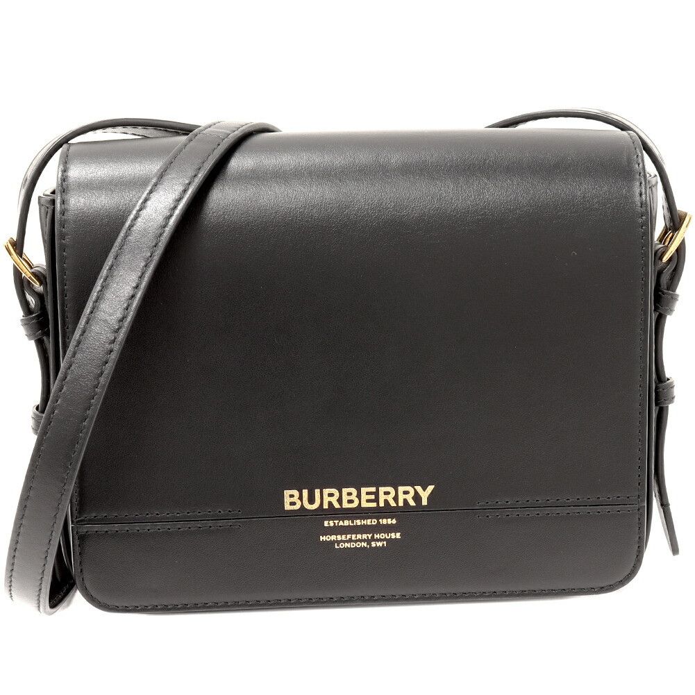 Burberry Burberry Burberry Calf Logo Flap Shoulder Bag 8067035 Leather Shoulder Bag 8067035 DUTY FREE for USA Size ONE SIZE - 1 Thumbnail