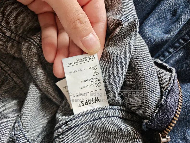 Wtaps Wtaps Water-washed denim jacket Size US S / EU 44-46 / 1 - 3 Thumbnail