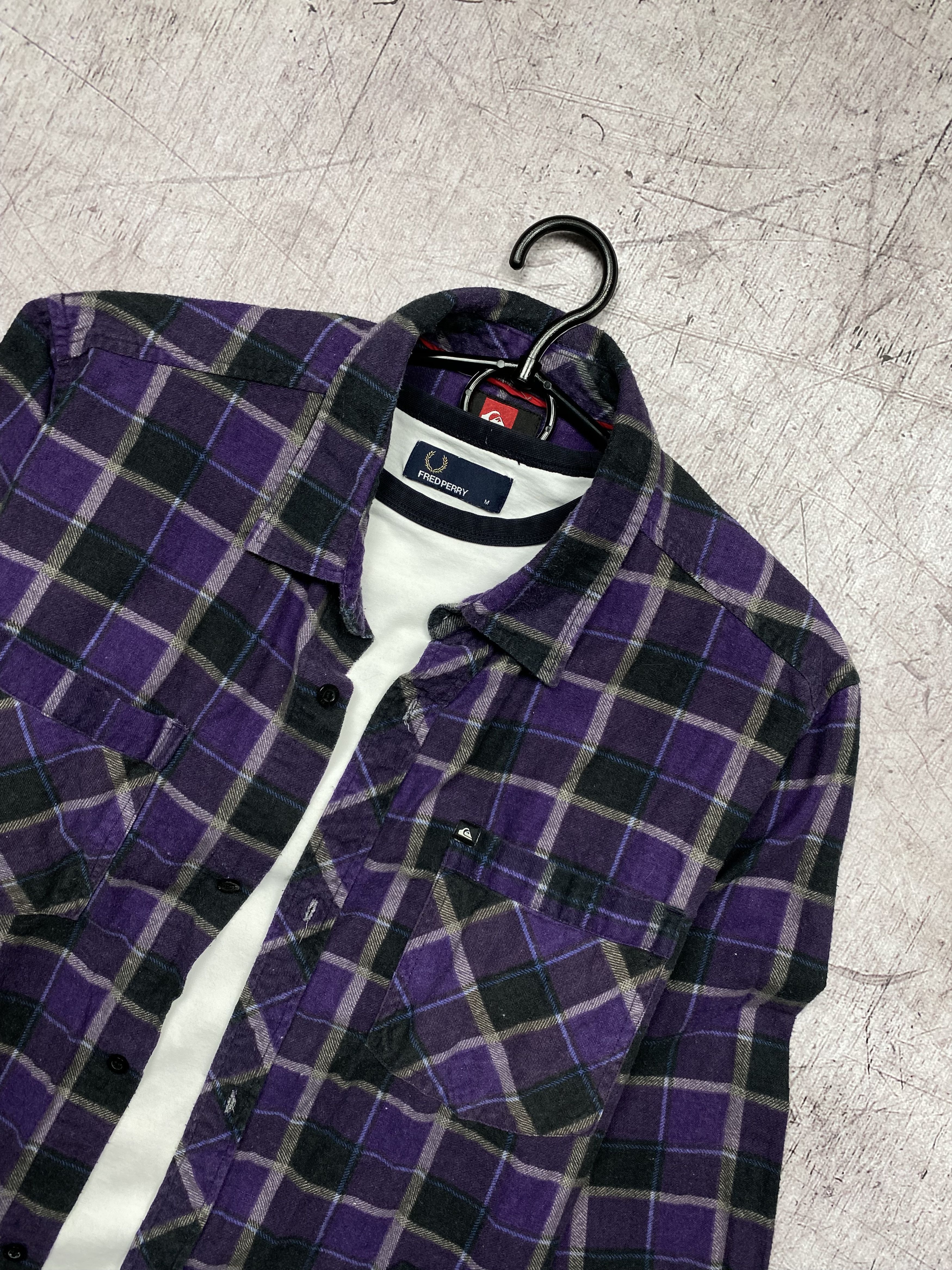 Flannel × Quiksilver × Vintage Quiksilver Vintage Flannel Plaid Shirt Size US M / EU 48-50 / 2 - 2 Thumbnail