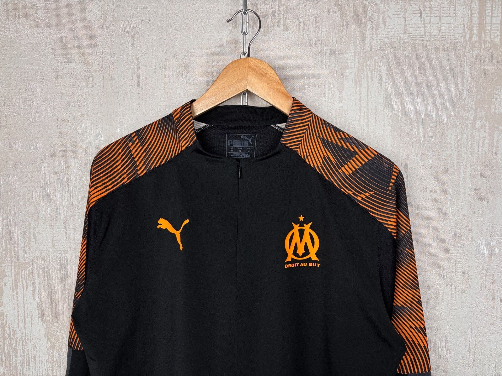 Puma Olympique Marseille 2019 Puma Half Zip Training Top Soccer Size US M / EU 48-50 / 2 - 3 Thumbnail