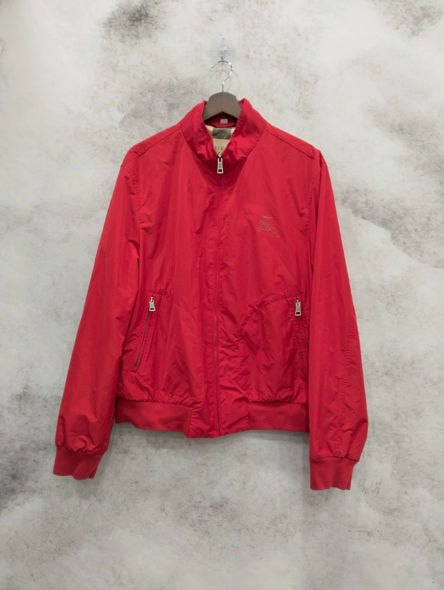 BURBERRY Red Jacket Size L