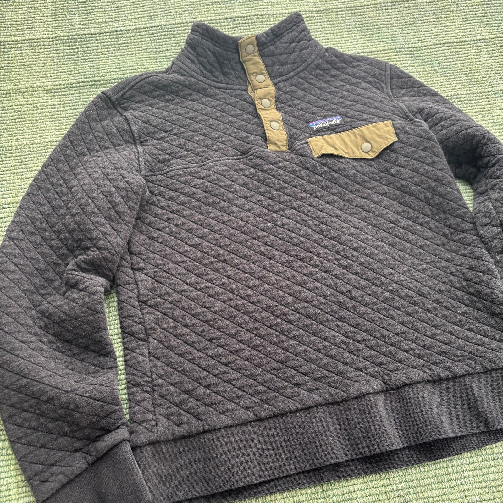Patagonia Womens organic cotton quilt snap-t pullover gray size S Size S / US 4 / IT 40 - 6 Thumbnail