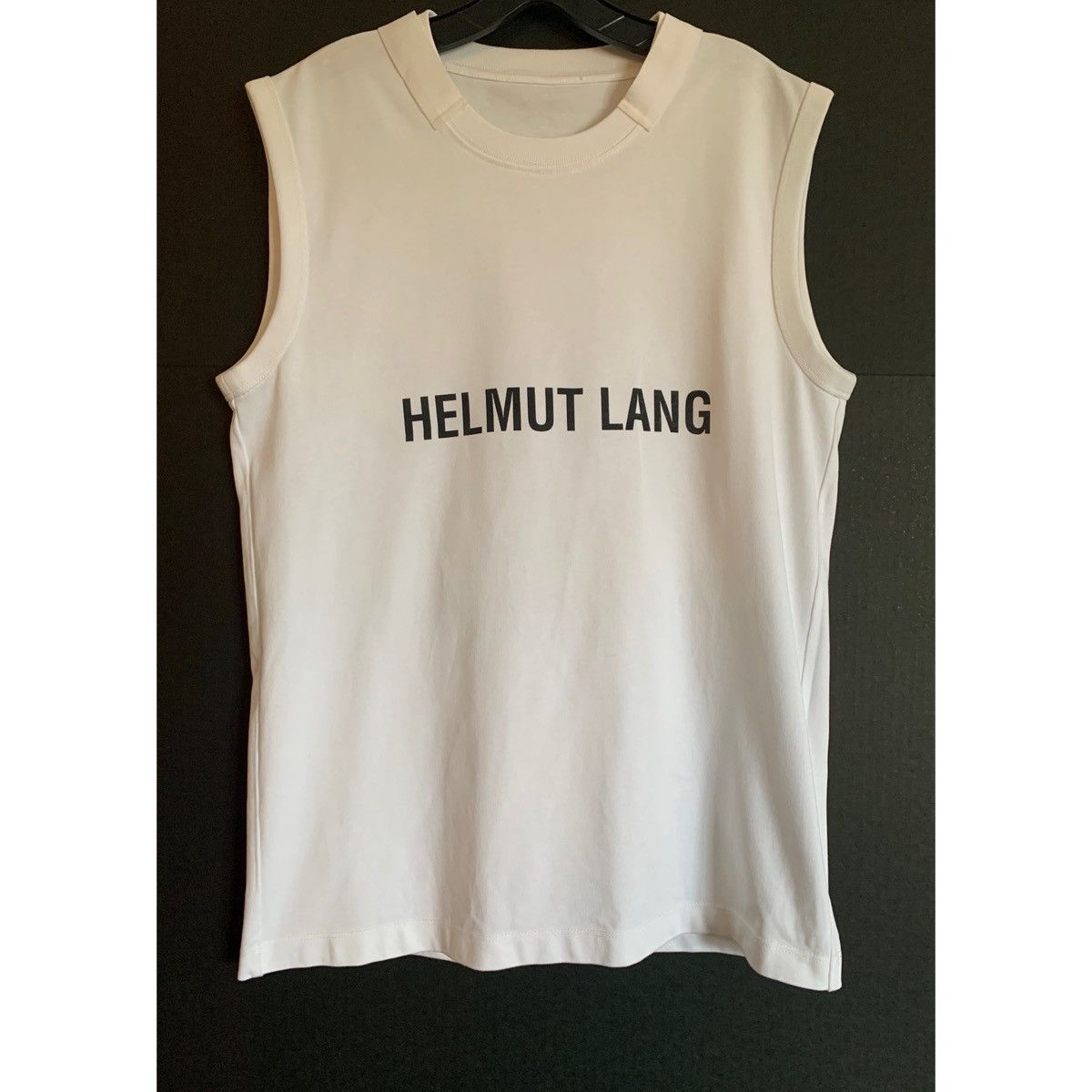 Helmut Lang HELMUT LANG POET TEXT LOGO MUSCLE TANK TOP Size US M / EU 48-50 / 2 - 3 Thumbnail