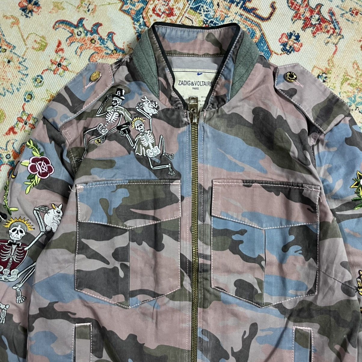 Levi's × Zadig & Voltaire Zadig & Voltaire Skeleton Army Jacket Size S / US 4 / IT 40 - 2 Thumbnail