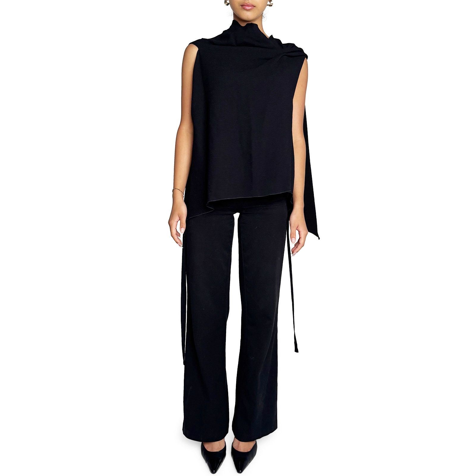 Roland Mouret Black tank blouse Size L / US 10 / IT 46 - 2 Thumbnail
