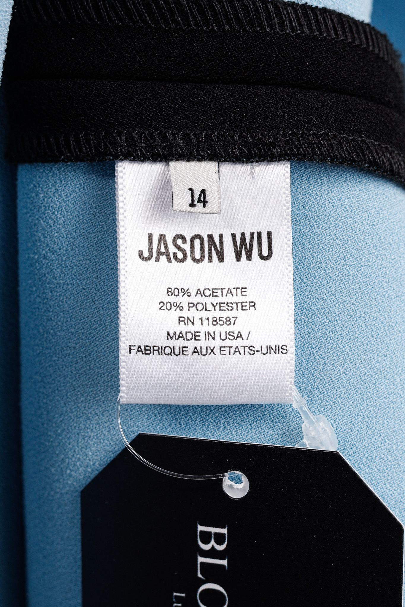 Jason Wu Jason Wu Black Double-Face Crepe Flounce-Hem Dress Size XL / US 12-14 / IT 48-50 - 8 Thumbnail