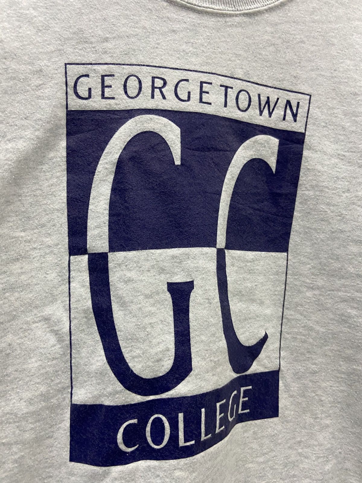 Vintage VINTAGE GEORGETOWN COLLEGE CREWNECK SWEATSHIRT Size US XL / EU 56 / 4 - 3 Thumbnail