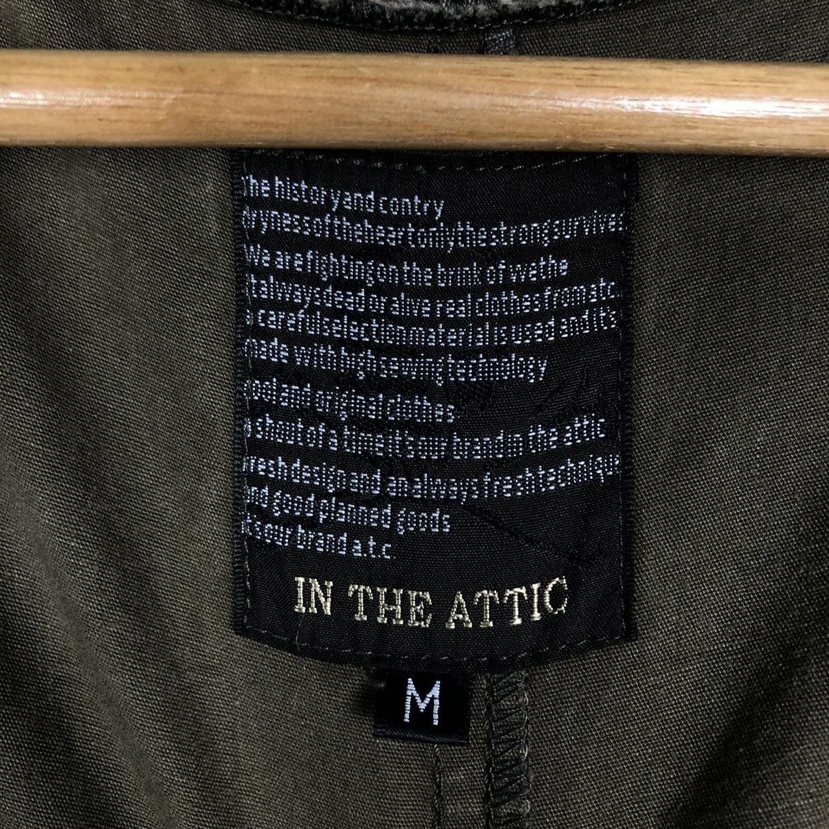 In The Attic 🔥VINTAGE BIKER JACKET IN THE ATTIC JAPAN MULTI POCKET PUNK Size US M / EU 48-50 / 2 - 18 Thumbnail