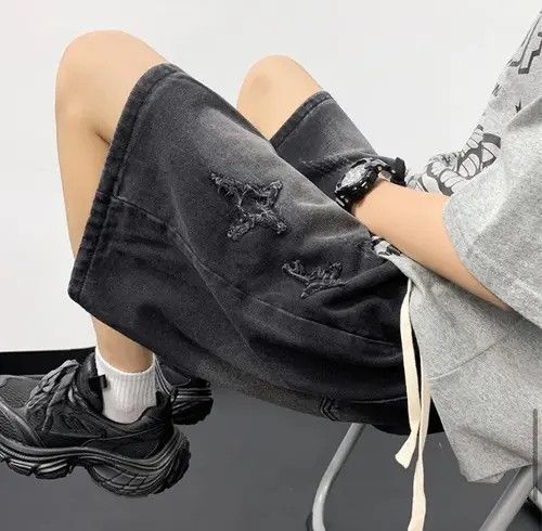 Japanese Brand Kitagawa x Fuji Distressed Shorts y2k Size US 31 - 5 Thumbnail