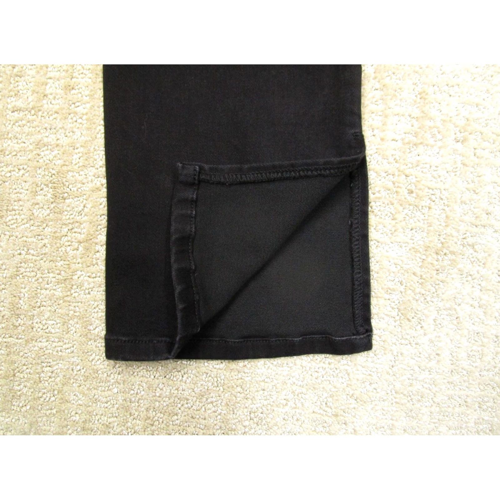 Vintage Judy Blue Jeans Women 26 Black High Rise Straight Relaxed Denim Pants Stretch Ball Park/School Theme? Size 26" / US 2 / IT 38 - 5 Thumbnail