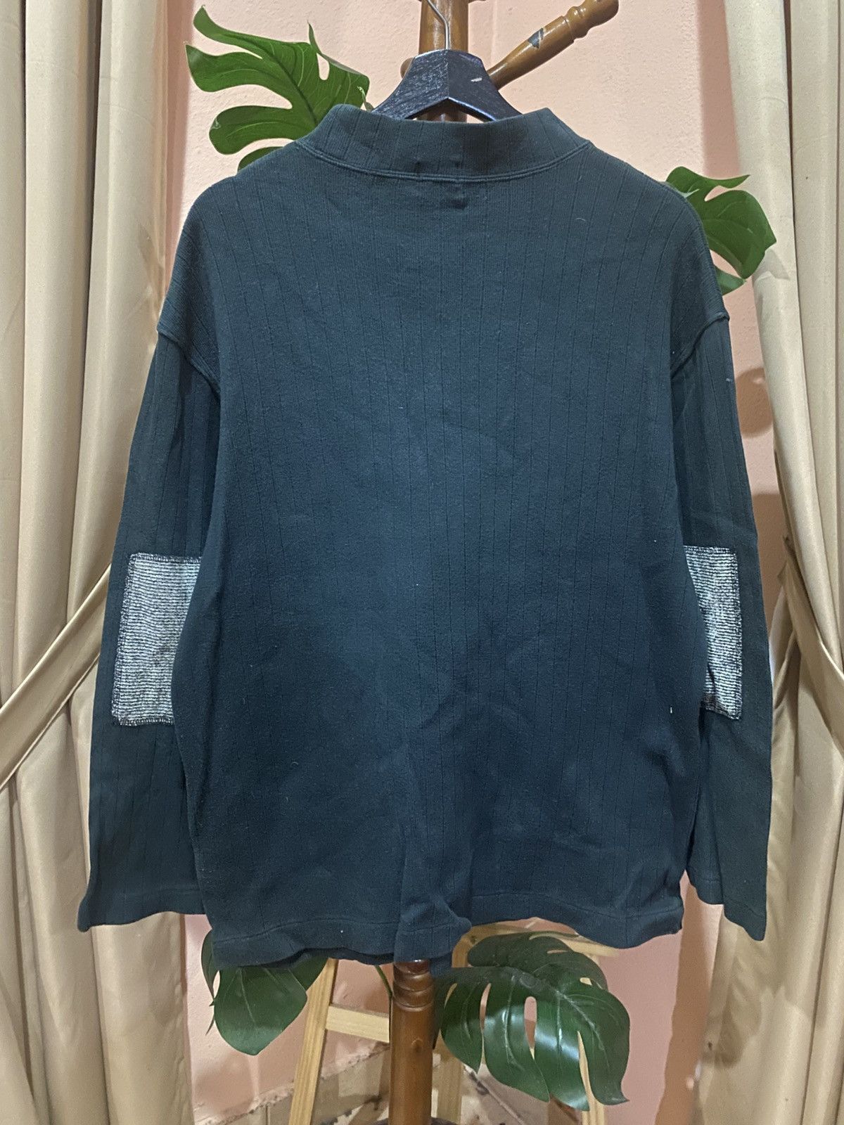 Mr. Junko Vintage Mr. Junko Japan Patchwork Long Sleeve Shirt Black M Size US M / EU 48-50 / 2 - 5 Thumbnail